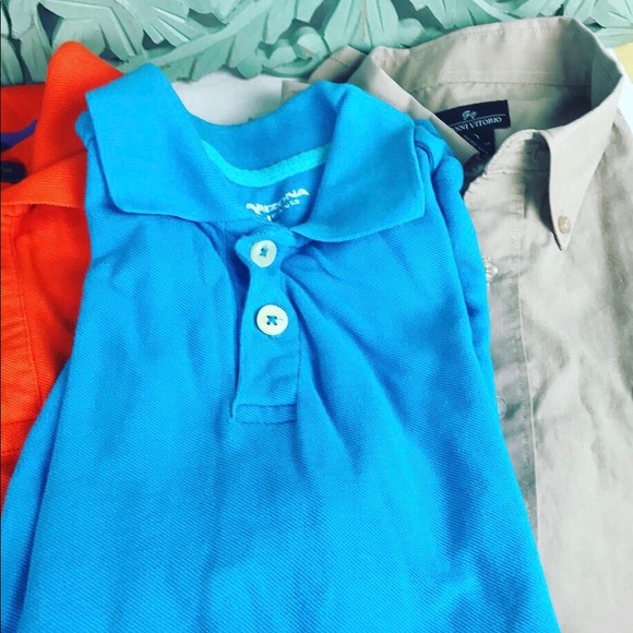 Bundle of 4 Polo Buttoned Down Shirts Sz Medium - Picture 2 of 8